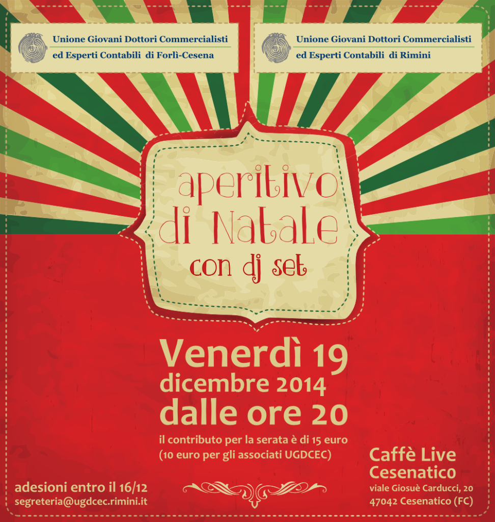 Aperitivo di Natale 19 Dicembre 2014 UGDCEC Rimini